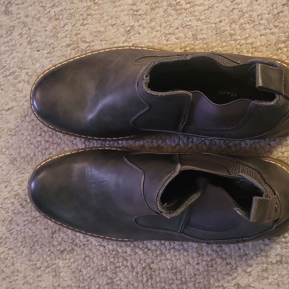 Bruno Marc Mens Chelsea Boots Casual Slip On Classic Dress Ankle Boot size 12 - Picture 4 of 6